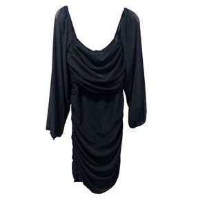 Elegant Black Women's Dress size Large (check measurements)